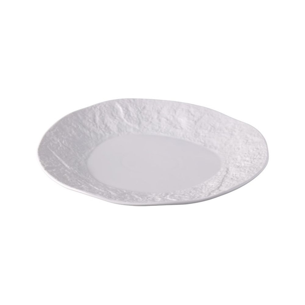 P-VW-A2869-125.jpg PREGO - ON-TOP MATT STONE WHITE PORCELAIN DEEP PLATE 31.6 x 27.1 x 4.1 CM - Image 1