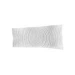 PREGO - CHEF ART SERIES NO.1 MATT STONE WHITE PORCELAIN RECTANGULAR ASSYMETRIC PLATE 26.5 x 13.5 CM