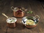 LEONE - COPPER PLATED MINI SAUCE PAN 8.3 x 5 CM / 200 ML - Image 2