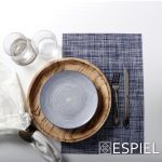 ESPIEL - TABLE MAT BLUE 45 x 30 CM - Image 2