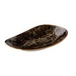 STYLE - JERSEY BROWN RECTANGULAR PLATE 21 x 12 CM *Chip Guarantee