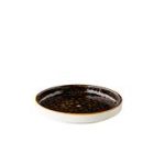 STYLE - JERSEY BROWN PRESENTATION STACKABLE  PLATE 16.5 CM *Chip Guarantee