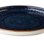 STYLE - JERSEY BLUE PRESENTATION PLATE STACKABLE  25.5 CM *Chip Guarantee