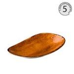 STYLE - JERSEY ORANGE RECTANGULAR PLATE 21 x 12 CM *Chip Guarantee