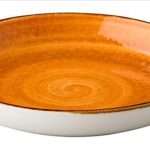 STYLE - JERSEY ORANGE DEEP PLATE 23.5 CM *Chip Guarantee
