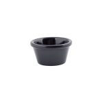 TC - PLAIN RAMEKIN BLACK 8 x 4.5 CM / 90 ML