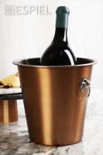 ESPIEL - COPPER MAT CHAMPAGNE BUCKET 22 x 22 CM / 4.5 L - Image 2