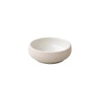 RAW - VULCANIC WHITE CURVED BOWL 13.5 x 5 CM