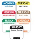 NCCO - DAYDOT LABEL SQUARE 25 MM x 1000 - MONDAY