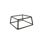 GENWARE - BUFFET RISER ANTI-SLIP SQUARE BLACK 18 x 18 x 8 CM