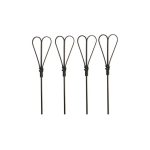 LEONE - BLACK HEART BAMBOO STICKS 15 CM - PACK OF 100 PCS