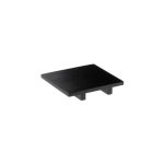 LEONE - BLACK BAMBOO SUSHI TRAY 15 x 15 x 2.5 CM