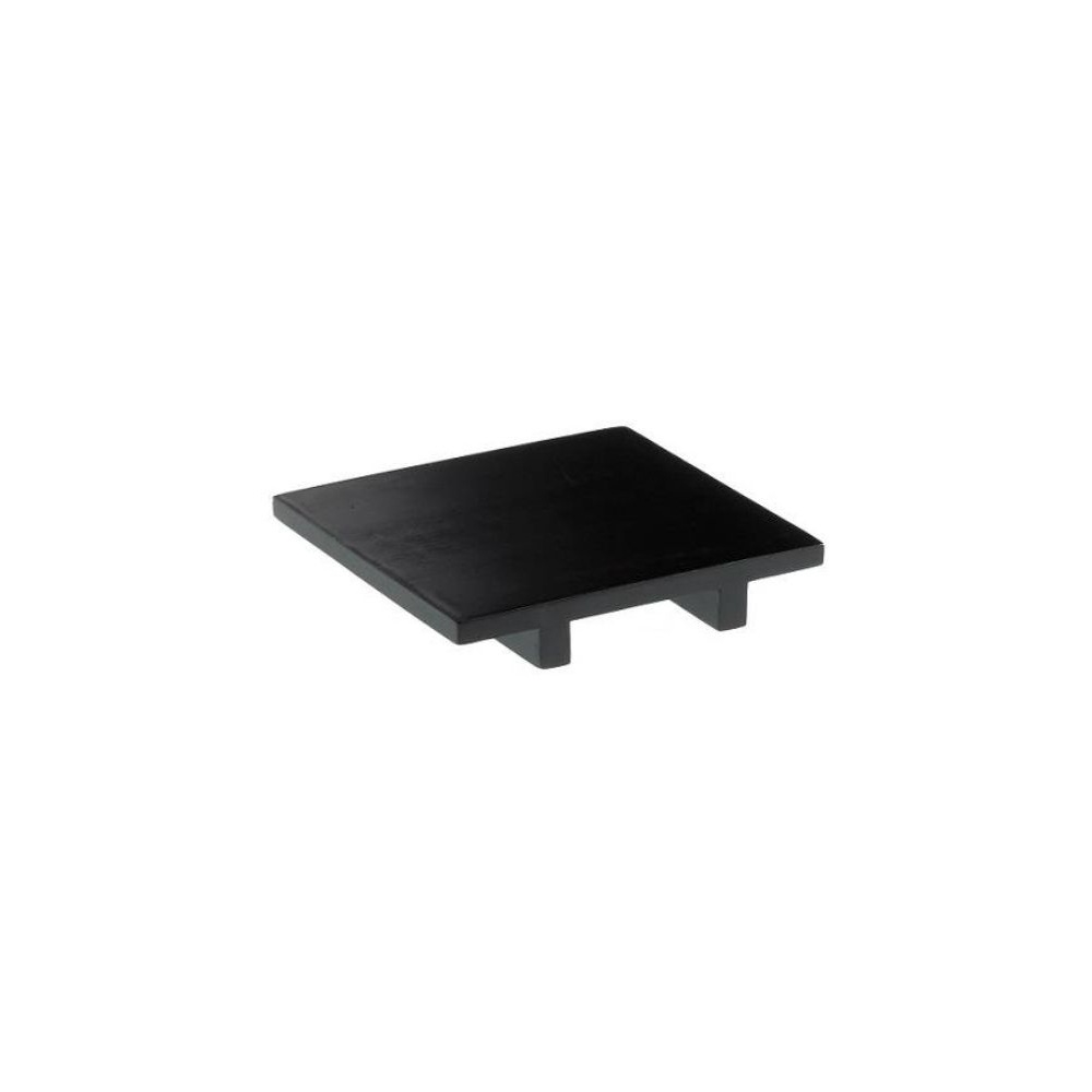 S0061.Z.jpg LEONE - BLACK BAMBOO SUSHI TRAY 15 x 15 x 2.5 CM - Image 1