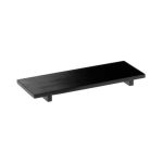 LEONE - BLACK BAMBOO SUSHI TRAY 30 x 11 x 2.5 CM