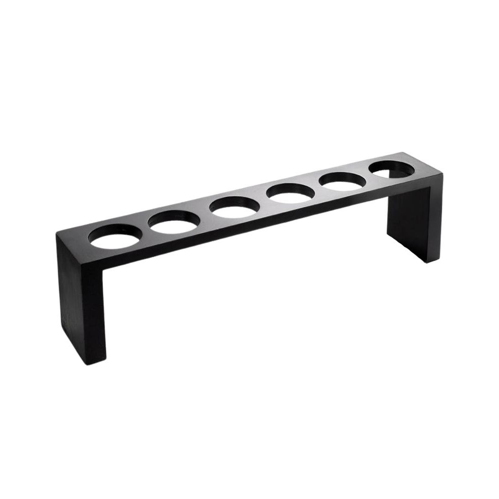 S0075.Z.jpg LEONE - BLACK BAMBOO CONES HOLDER 33 x 6 x 8 CM - Image 1