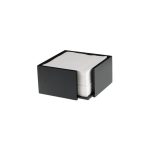 LEONE - BLACK BAMBOO NAPKIN HOLDER 19 x 19 x 10 CM
