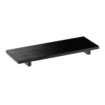 LEONE - BLACK BAMBOO SUSHI TRAY 70 x 20 x 2.5 CM