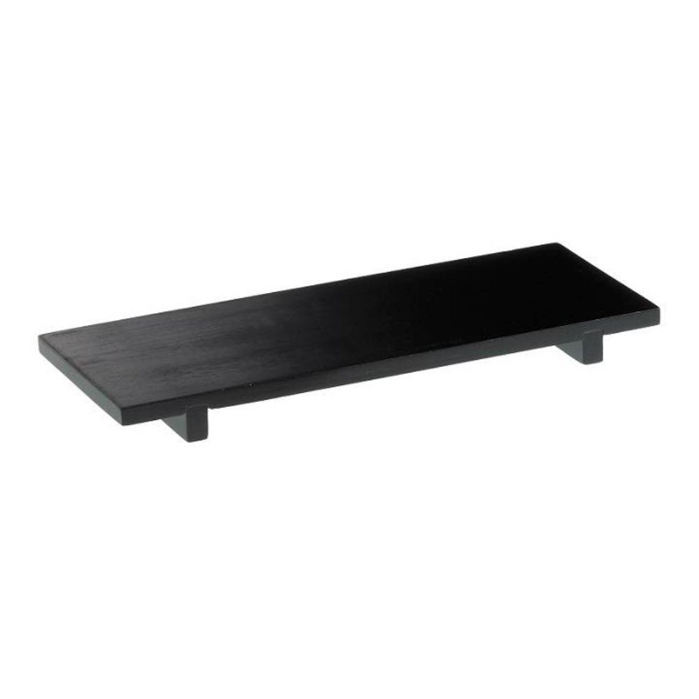 S0090.Z.jpg LEONE - BLACK BAMBOO SUSHI TRAY 70 x 20 x 2.5 CM - Image 1