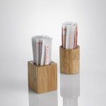 LEONE - BAMBOO TOOTHPICK HOLDER ROUND 3.5 x 4.5 CM - Image 2