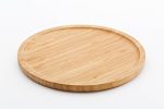 LEONE - BAMBOO TRAY ROUND 24 x 1.5 CM WITH EDGE
