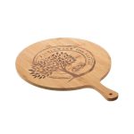 LEONE - BAMBOO PIZZA PADDLE 30 CM WITH HANDLE 10 CM