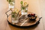 *DISCONTINUED - LEONE - ACACIA ROUND BOARD WITH HANDLES ø35 x 7 CM - Image 3