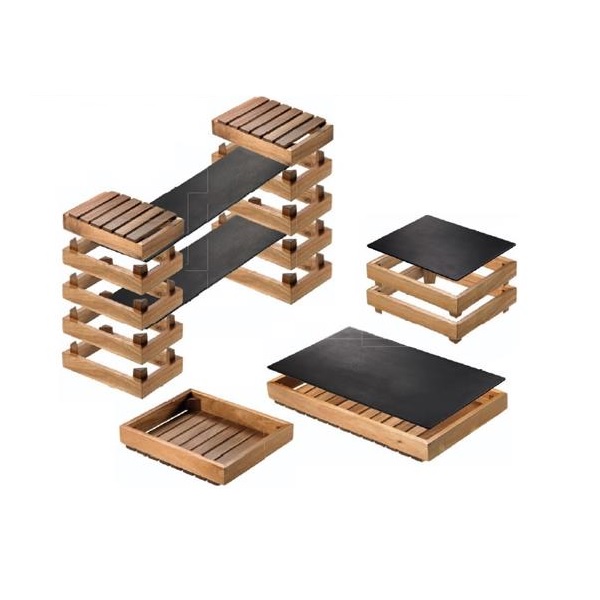 S5102.jpg LEONE - PERFECT BUFFET SYSTEM ACACIA WOOD SET OF 18 PCS - Image 1
