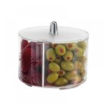GB - PORCELAIN WHITE BUFFET POT 1.3 L WITH LID ⌀15 x 10 CM - Image 2