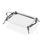 OF - ELIT CHROME ST/ST RECTANGULAR TRAY 40 x 22 CM