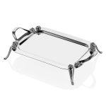 OF - ELIT CHROME ST/ST RECTANGULAR TRAY 48 x 28 CM