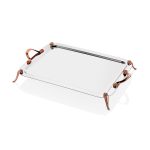 OF - ELIT ROSE GOLD ST/ST RECTANGULAR TRAY 40 x 22 CM
