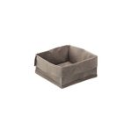 LEONE - OLIVE GREEN BREAD PAPER BASKET 14 x 14 x 10 CM