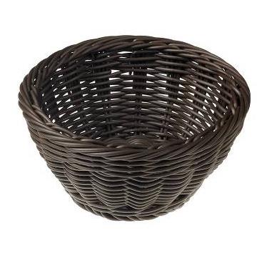 T0561.T.jpg LEONE - ROUND TURTLEDOVE GREY BREAD BASKET VANITY ⌀18 x 9 CM - Image 1