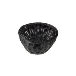 LEONE - ROUND BLACK BREAD BASKET VANITY ⌀18 x 9 CM