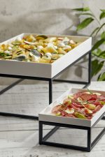 LEONE - BLACK IRON BUFFET STAND GN 1/3 32 x 16.5 x 8 CM - Image 3
