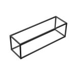 LEONE - BLACK IRON BUFFET STAND GN 2/4 53 x 16.5 x 16 CM