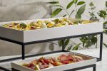 LEONE - BLACK IRON BUFFET STAND GN 1/1 53 x 32.5 x 16 CM - Image 2