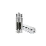 *DISCONTINUED - LEONE - ACRYLIC SQUARE SALT/PEPPER MILL 17 CM