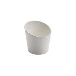 LEONE - CYLINDRICAL CUP WHITE MELAMINE 11 x 7.7/10 CM / 400 ML