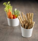 LEONE - CYLINDRICAL CUP WHITE MELAMINE 11 x 7.7/10 CM / 400 ML - Image 2