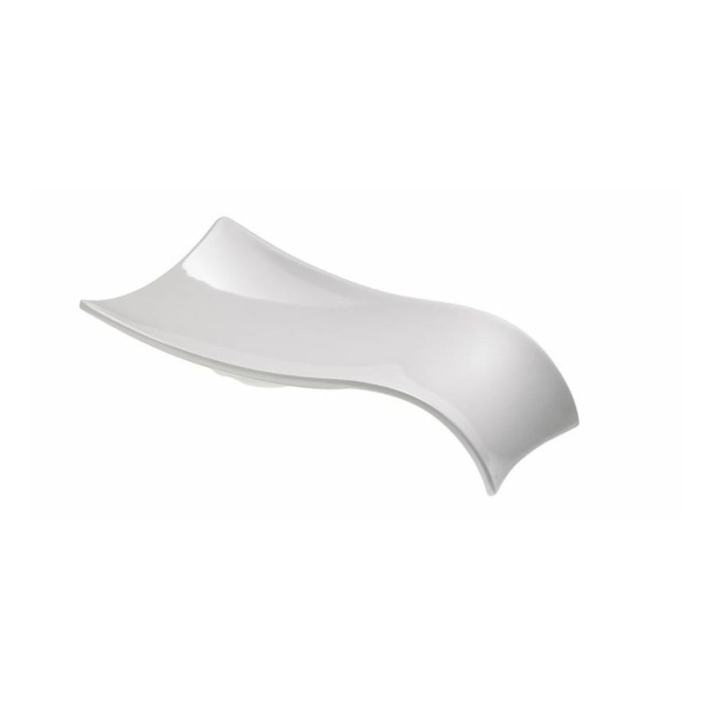 T8124.jpg LEONE - WHITE MELAMINE SPOON REST 30 x 15 x 5.5 CM - Image 1