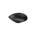 LEONE - BLACK MELAMINE OVAL BOWL 18 x 15 x 5.5 CM