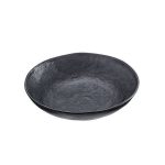 LEONE - MAYA BLACK MELAMINE PASTA/SALAD PLATE 31.2 x 8.5 CM