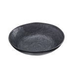 LEONE - MAYA BLACK MELAMINE PLATE 34.6 x 3.3 CM