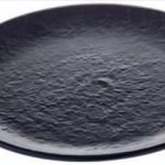 LEONE - MAYA BLACK MELAMINE PLATE 39.7 x 3.4 CM