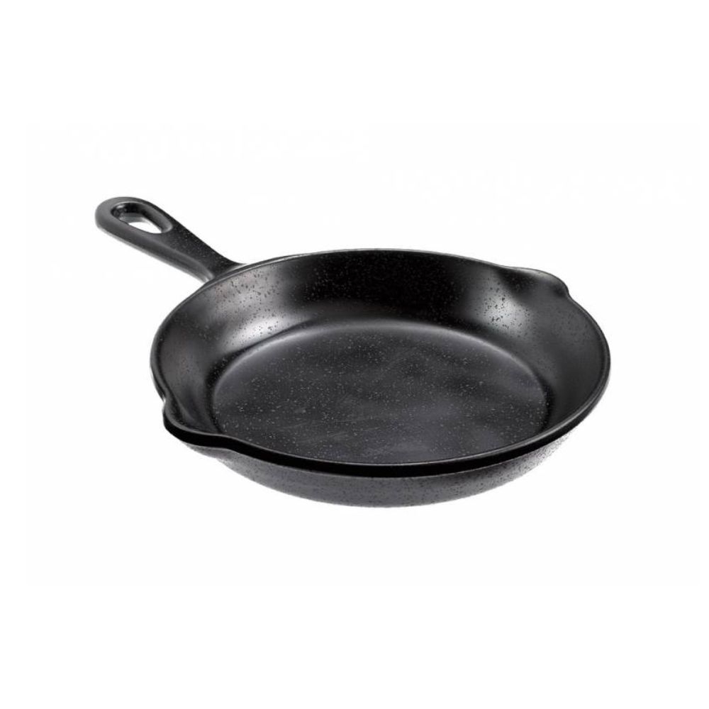 T8256.jpg LEONE - BLACK MELAMINE SERVING PAN ⌀24 x 4 CM - Image 1