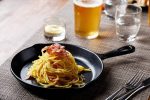 LEONE - BLACK MELAMINE SERVING PAN ⌀24 x 4 CM - Image 2