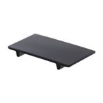 LEONE - BLACK MELAMINE SUSHI TRAY 33 x 19 CM