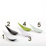 GB - BOAT MINI SPOON 14.5 x 4.5 CM BLACK/WHITE
