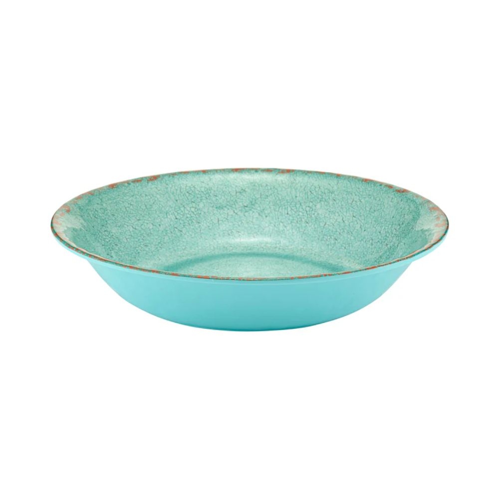 TBL1631.jpg DALEBROOK - BLUE CASABLANCA MELAMINE DISH ROUND 35 x 7 CM / 3.5 L - Image 1